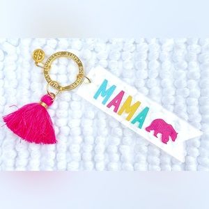Simply Southern Acrylic Mama Bear Keychain with tassle. New with Tag